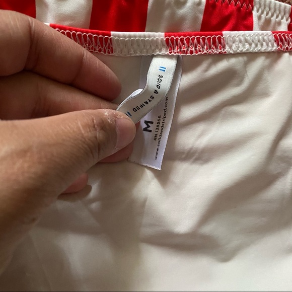 Solid & Striped The Elle Cherry Stripe Bikini - Picture 7 of 10